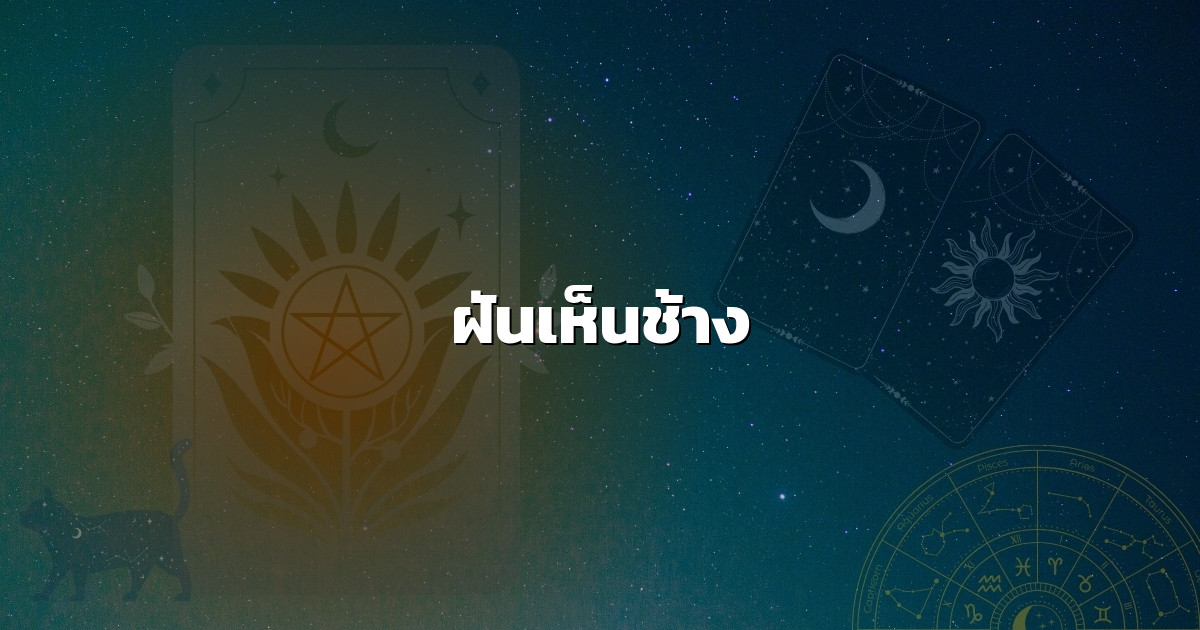 ฝันเห็นช้าง